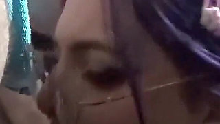 Three Stunning Chicks Sharing Ever Cock in the Room