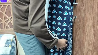 Neck Kiss With Lip Lock In Nighty - Hot Indian Girlfriend Romance