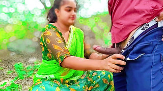 Desi Village Bhabhi Sex in Jungle with Devar, Bhabhi’s Tight Pussy Fuck by Her BF Devar, XXX Video