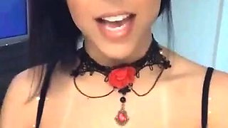 Ana Lopes Lewd Black Lingerie Dance Video