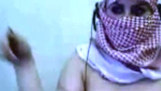 Arab Girl with Big Boobs on Webcam