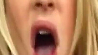 Blonde Babe Fingers Dripping Pussy to Squirting Ecstasy