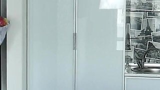 Tiny Cute Maid Rides Her Boss Big Cock