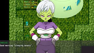 Cheelai from Dragon Ball gets animated in a wild hentai adventure