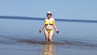 My Wife on the Beach