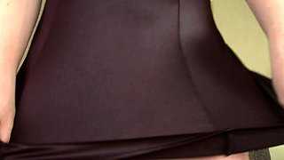 Emily Addison & Maggie Green upskirts with micro thongs,