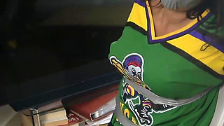 Latina in: Hockey Team Member Taped up to a Chair and Tape Gagged! (4k)