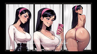 My New Girlfriend [ Taboo Hentai Game ] Ep.35 My GF Likes to Show Her Latex Panties to Older Man!