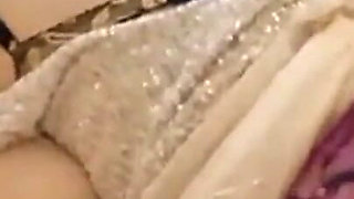 Homemade Amateur Couple, Satin Lingerie (panties, Sex with Clothes), Heels and Stockings, Fishnet, Blowjob, Spanking