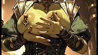 Just Some Female Orc Show Boobs, Ai Animation