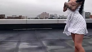 Small titted brunette amateur anal nailed at home