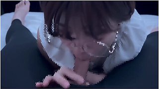 M Glasses Girl Who Is Made To Suck Deep Into Her Mouth And Gokkun I Love Dick