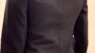 Sexy black amateur caught taking a shower on hidden cam