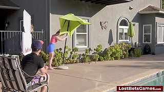 Reciting the National Anthem in a Wacky Wild Strip Game Show