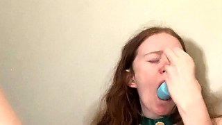 Stacked brunette goes solo toys and masturbation