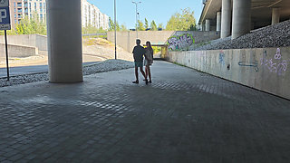 Hard Fucking in Broad Daylight on the Way From the Train Station. Blowjobs, Fucking, Cunnilingus, and More.