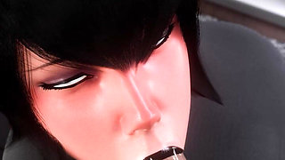Mavis Sloppy Blowjob Rule34 3D Animation