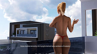 Shared Desires Super Sexy Hot Wife Masturbates While Thinking About Her Ex and She Is Teasing the Neighbor - Episode 5