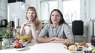 Nipple Sucking Between Natural Beauties