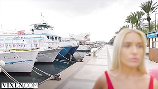 Vixen featuring Angelika Grays and Alberto Blanco's blowjob smut