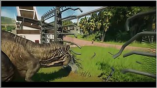 T Rex Vs Giga Vs Spino Vs Therizinosaurus - Jurassic World Evolution