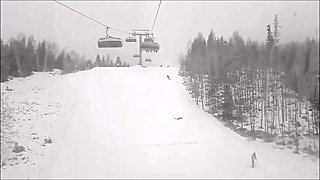 A Ski Day That Changes Quickly