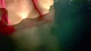 Artemisia Love Sexy Micro Bikini in the Jacuzzi Late at Night
