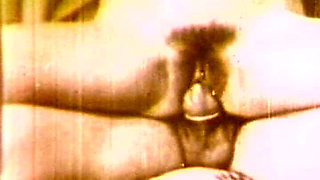 Slim and Hot Vintage Girl Fucked Hard with Condom