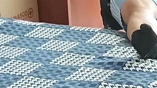 My MILF Stepsister Teaches Me How to Masturbate. Spanish Porn.
