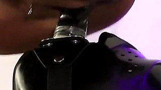She Fucks Herself to Orgasm While He Moans in Chastity