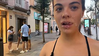 Teen Cumshot Stroll In Madrid