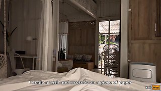 Fairy Katty West Pounds Mans Ass in Cumshot Creampie