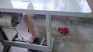 I Love Masturbating with My Fingers When I'm Sitting at My Sewing Machine and Pumping the Foot Pedal