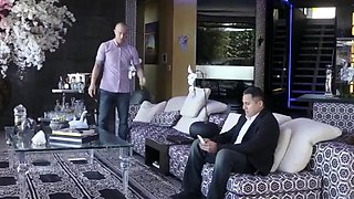 A boy fucks his young girlfriend with a big phallus and gives him cum: Blowjob, Doggy  Cowgirl Porn