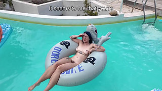 The Pool Guy Fucks My Ass and Gives Me All His Juice