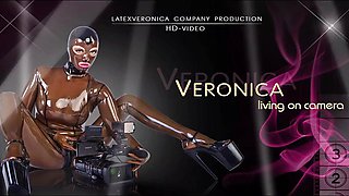 Blonde in latex scuba gear 2: Solo, Fetish  Beach Porn