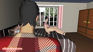 Desi Aunty Caught Masturbating With Belan - Hindi Dirty Talk & Fingering Pussy