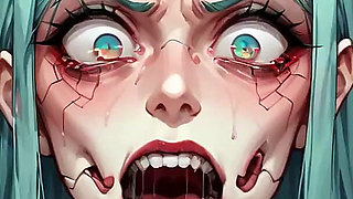 Turquoise Cracks: Nipple Stretching Bliss