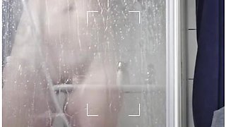 Pov - Secretly Watch Your German Slut Taking A Shower
