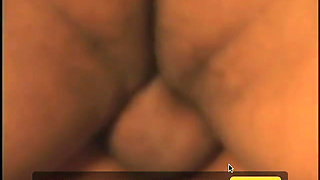 Busty blonde ebony gets her tight wet holes double penetrated by two dudes