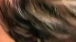 Cum Dripping Gangbang Slut Licks Ass and Swallows Loads