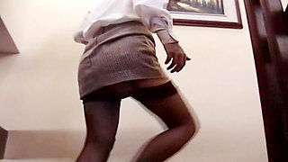 My wife comes home after work with her boss to fuck