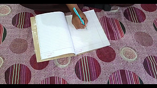 Desi College Student Was Fucking in College Uniform with Teacher on Coching Time