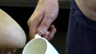 Two Lucky Tasters Drink My Fresh Breast Milk Lactating MILF