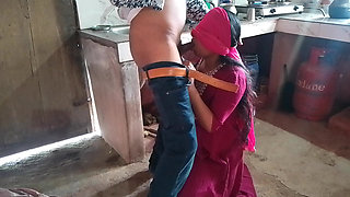 Indian housewife enjoys taking her husband's penis in her mouth