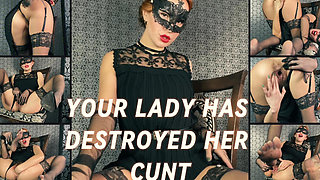 Mister, It Seems Your Lady Has Destroyed Her Cunt