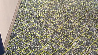 Naughty Elevator Ride Will She Get Caught?