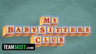 Hot nanny Dolly Leigh gets stuck and fucked