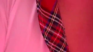 Mistress Uses Her Slave as a Cleaning Tool for Her Mess