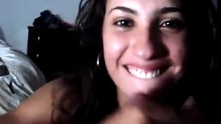 Homemade Facial - Sperm Loving Amateur's Blowjob Delight